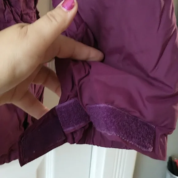 Patagonia Vintage Ski Snowboarding Guide Parka Jacket Burgundy Large - Picture 5 of 13